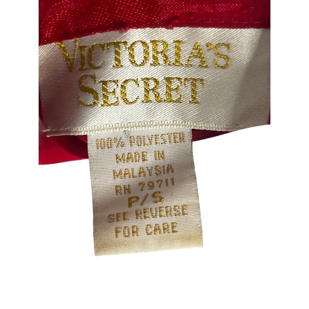 Vintage Victoria's Secret Red Rose Print Kimono Robe Women's Size Petite Small - Picture 7 of 7